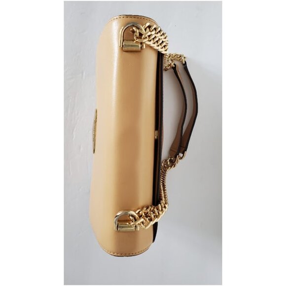 Michael Kors Jade Large Neutral Tri-Color Leather Crossbody - Picture 6 of 15